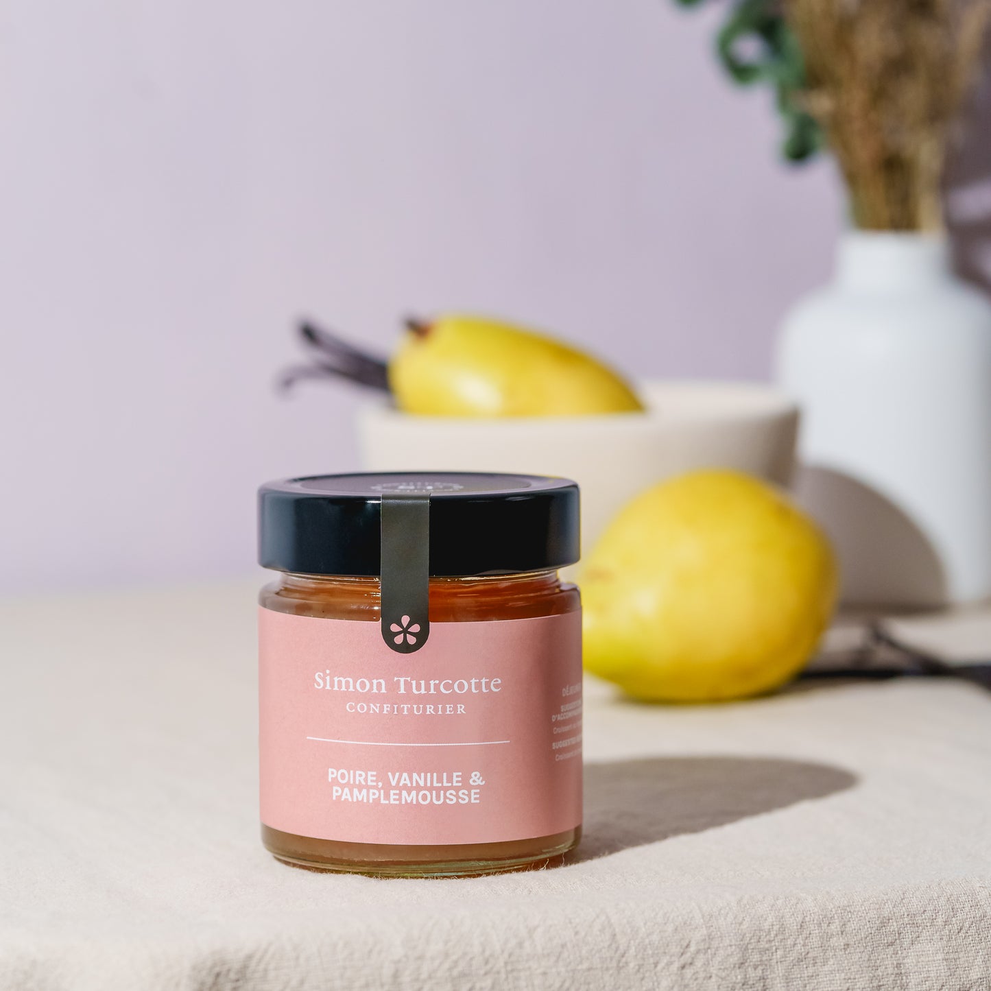 Pear, vanilla and grapefruit jam - 212 ml