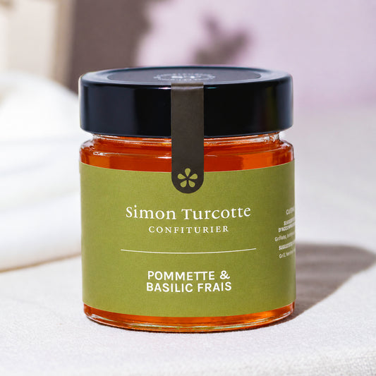 Crabapple and fresh basil jelly