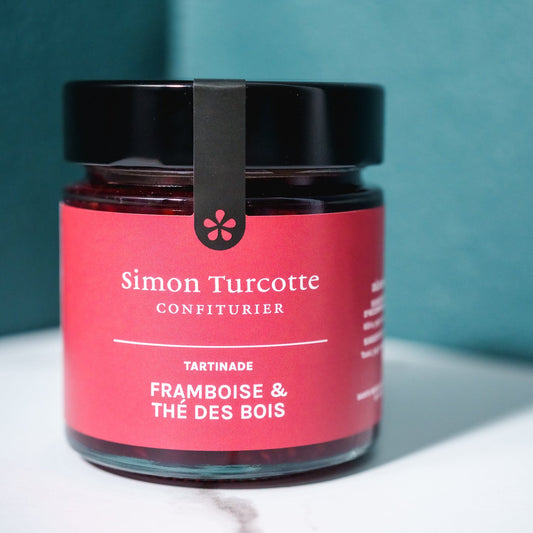 Confiture Framboise et thé des bois